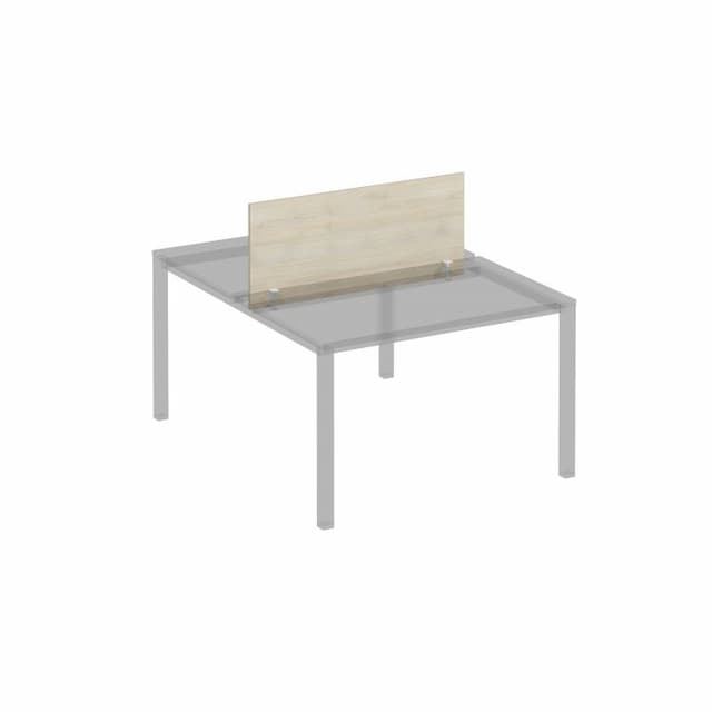 Экран для рабочей станции 120 на белом металлокаркасе Юнитекс Комфорт КФ К.Б 846 ДШ дуб шамони