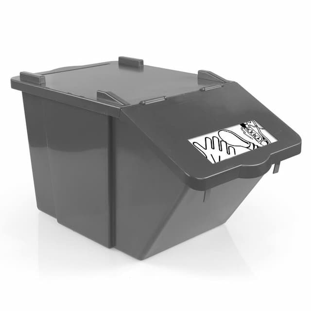 Ведро (полипропилен) TTS SPLIT 45 л (Серое)