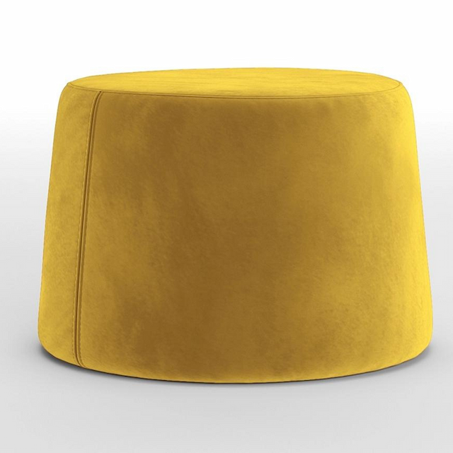 Пуф Мастерфабрик Дисинго Saga yellow ткань рогожка