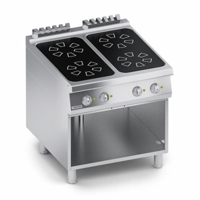 Плита индукционная VEROTERM VT4CIEP10VV 900 серии с открытым шкафом