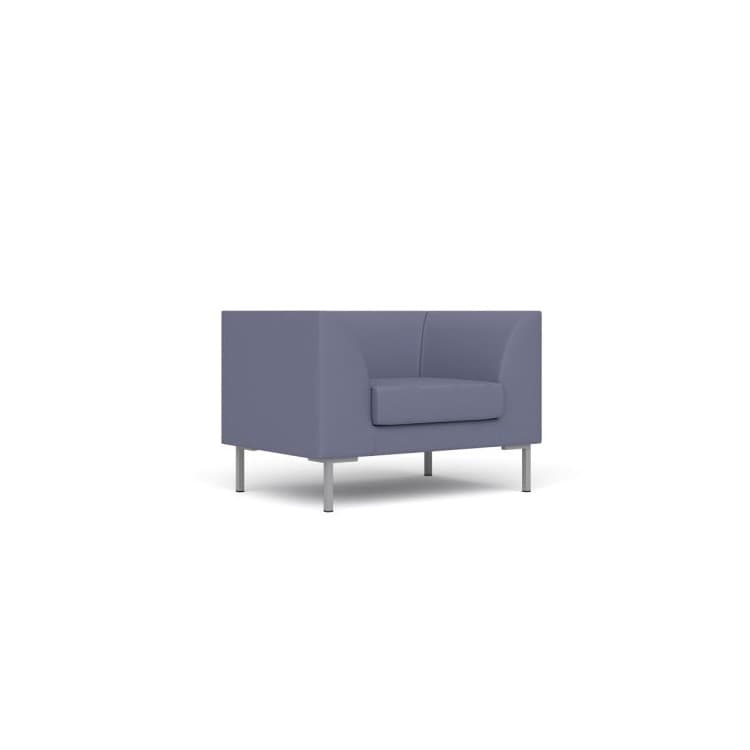Кресло Юнитекс СИЕСТА Si/kr/C45 ткань Сахара / лавандовая