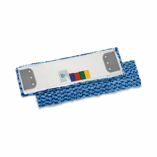 Моп TTS Microsafe с держателями, для нескользких полов, микроволокно, голубой, 40x13 см