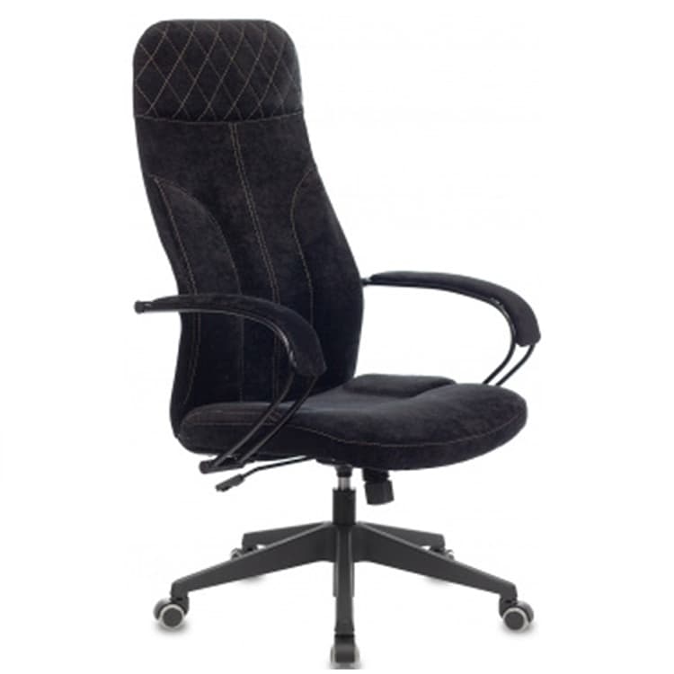 Кресло руководителя Бюрократ CH-608 Fabric черный Light-20 крестов. пластик