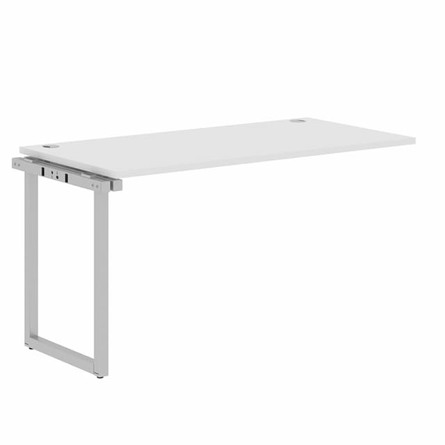 Стол промежуточный Skyland XIQST 1470 белый/алюминий 1400х700х750