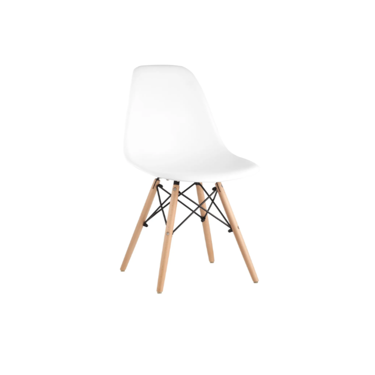Стул пластиковый Клен Eames сгр022/6 (белый)