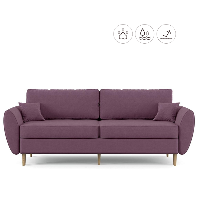 Диван Мастерфабрик Баако Kenya violet ткань велюр