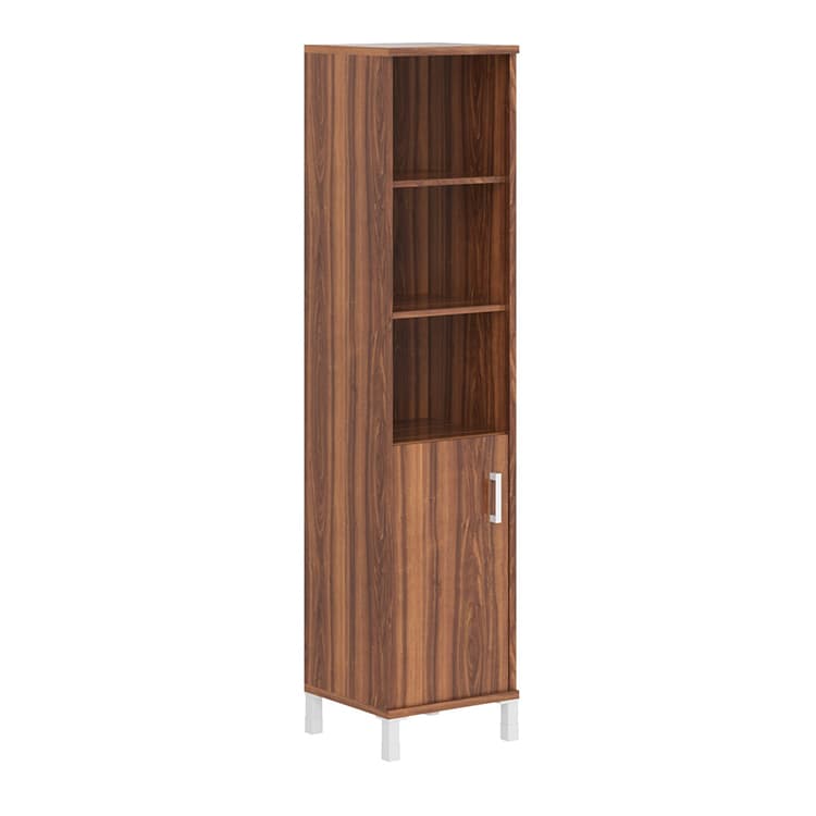 Шкаф-колонка высокая с глухой малой дверью Skyland B 431.2(L) орех даллас 475х450х2054 BORN