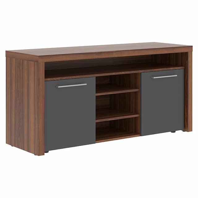 Тумба с фригобаром Skyland ZTF-3D антрацит/орех даллас 1640х550х795 ZENN