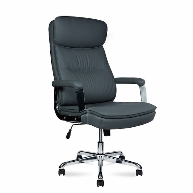 Кресло офисное Norden Atlas EQ-5183H grey (серая экокожа)