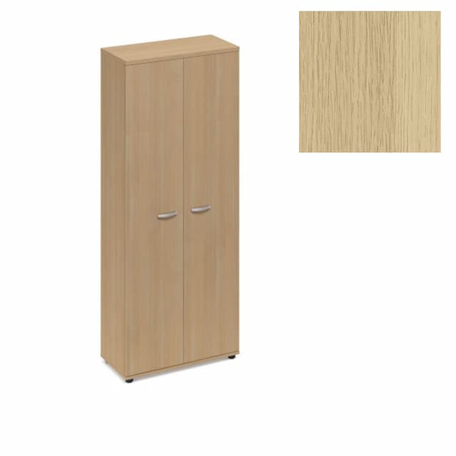 Шкаф для одежды (задняя стенка ДСП) Юнитекс А4 (78x43.4x193) А4 9317 НД натуральный дуб