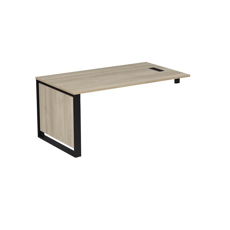 Стол рабочий с лючком, с опорным кронштейном Алсав MAGNETIC 15СОЛ.1609 (1600х900х750) okwood/terra