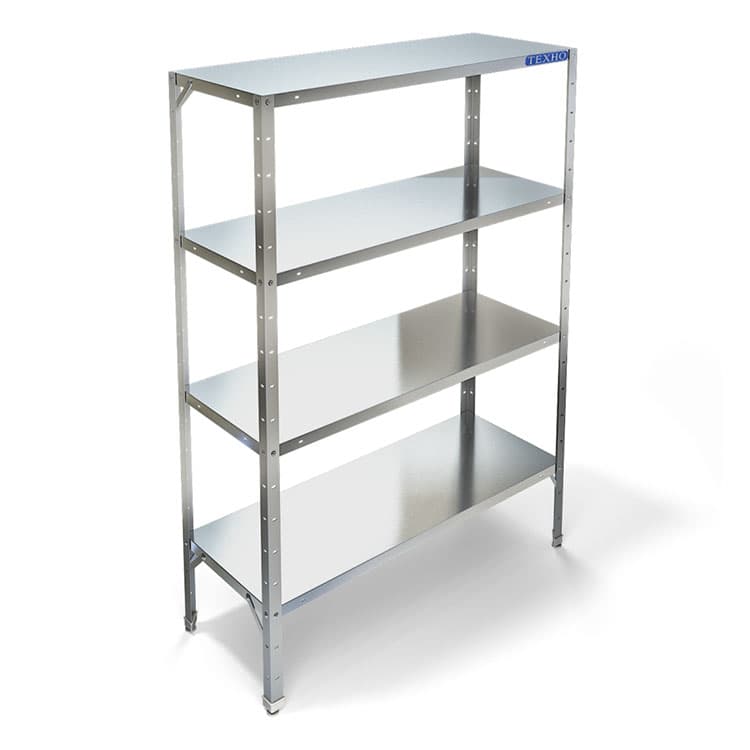 Стеллаж со сплошными полками Техно-ТТ СТР-114/804