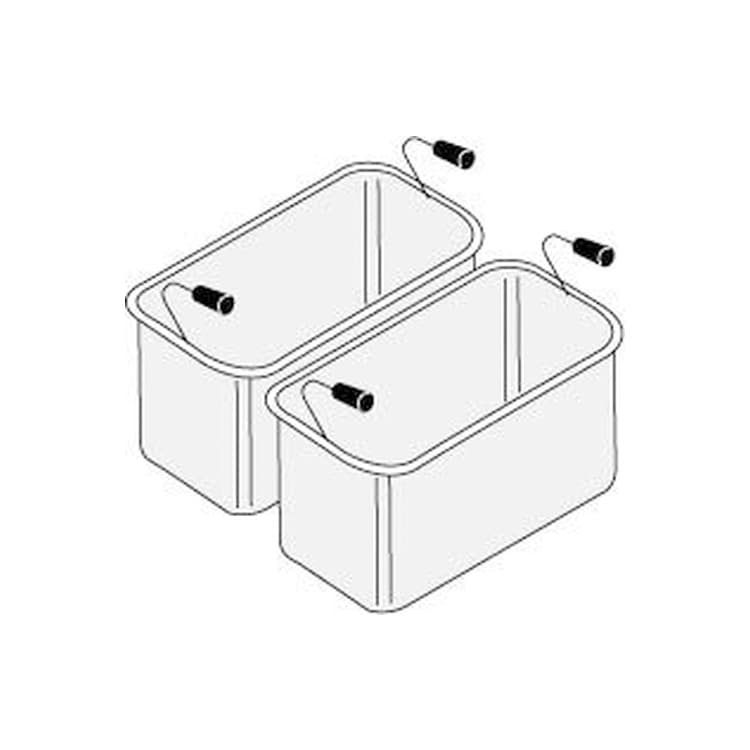 Комплект из 2х корзин GN 1/3  для макароноварки TECNOINOX 120620