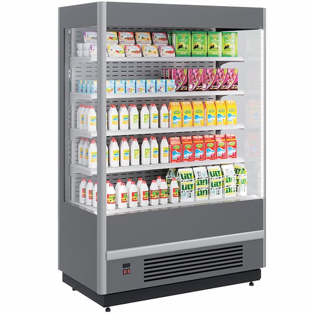 Пристенный охлаждаемый стеллаж Polair CUBE 1875-07 MG Plug-In