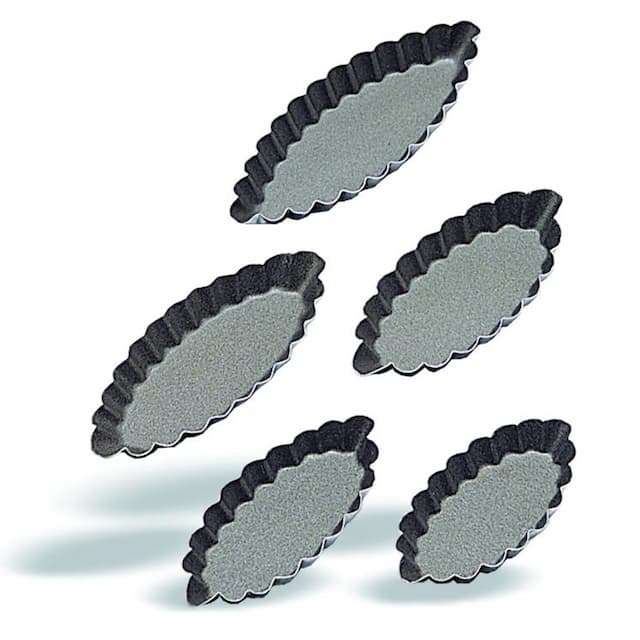 Форма лодочка Pujadas рифленая 716.008 (8х4 см)