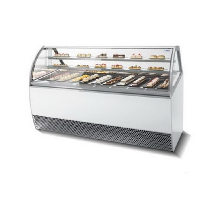 Витрина кондитерская ISA MILLENNIUM PAS LX 120 белая панель